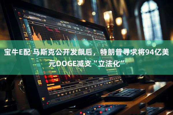宝牛E配 马斯克公开发飙后，特朗普寻求将94亿美元DOGE减支“立法化”